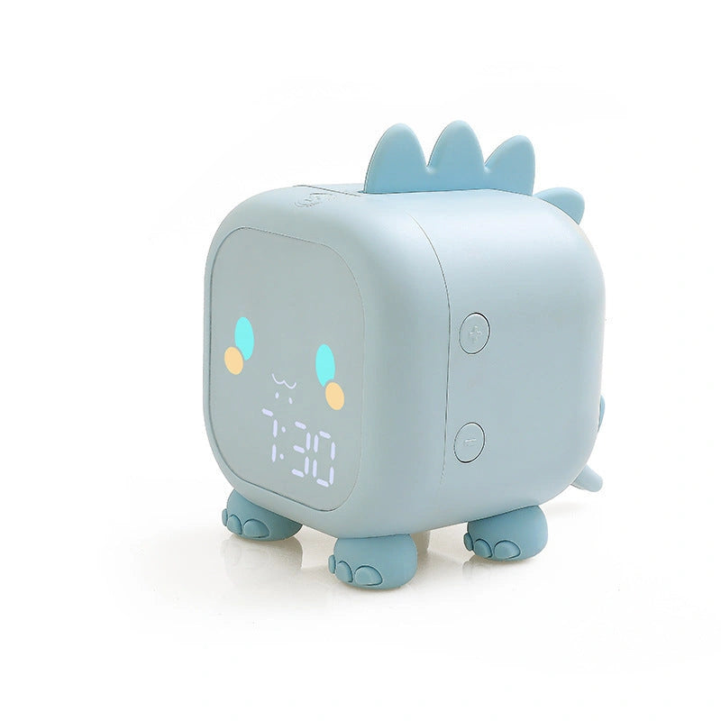 LED Cartoon Alarm Clock with Voice Control and Digital Display