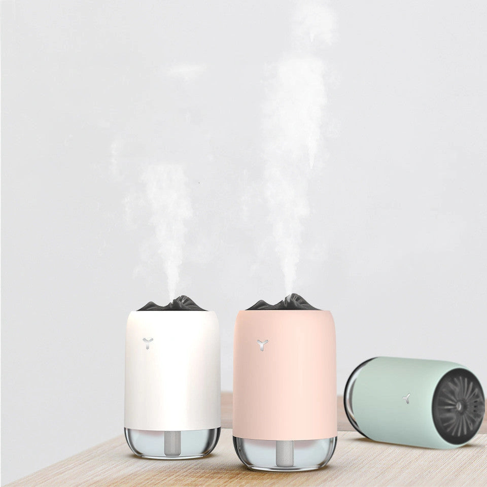 Magic Flame Humidifier: Compact Ultrasonic Aroma Diffuser for Small Spaces