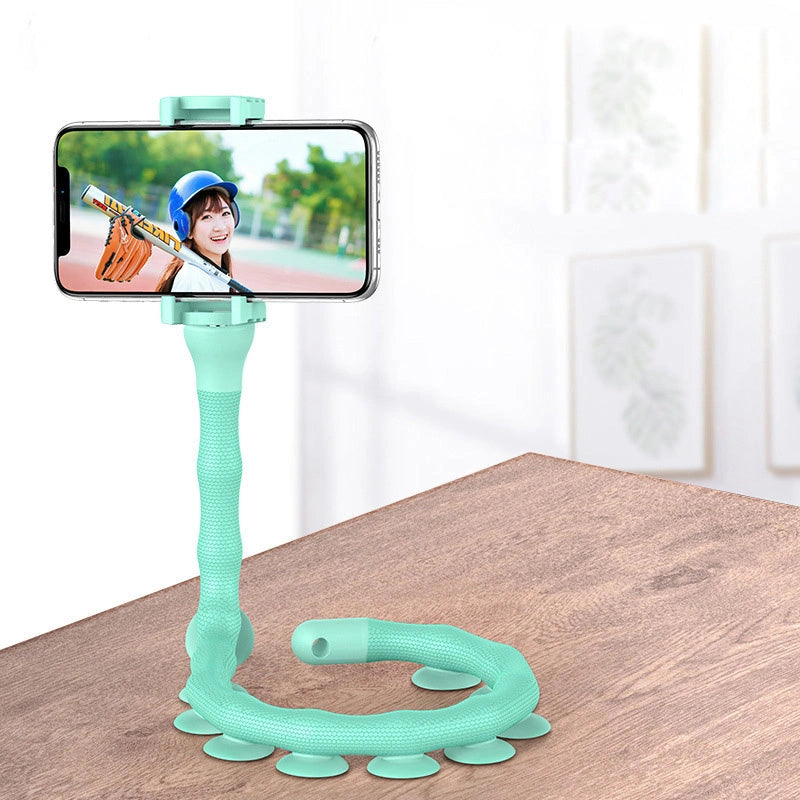 Flexible Phone Holder with 360° Rotation for Desktops and Bicycles