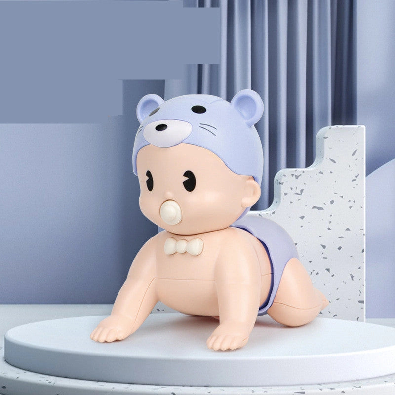 Electric Crawler Baby Doll with Music for Early Education