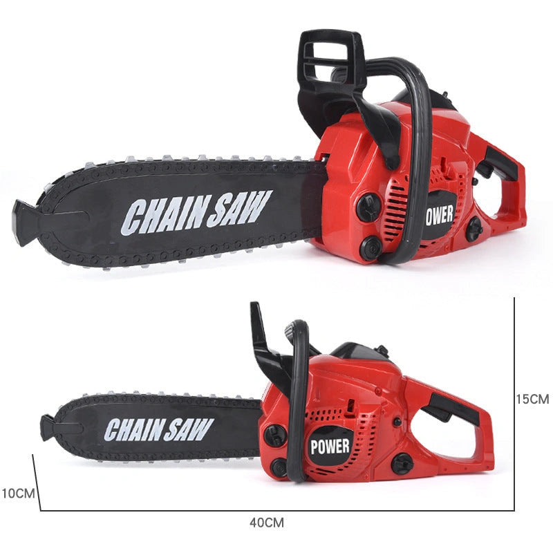 Electric Chainsaw Toy for Kids with Real Engine Sound