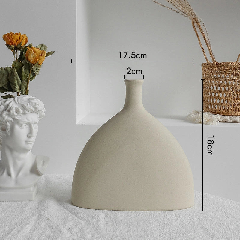 Nordic Ceramic Vase for Dry Flower Decor