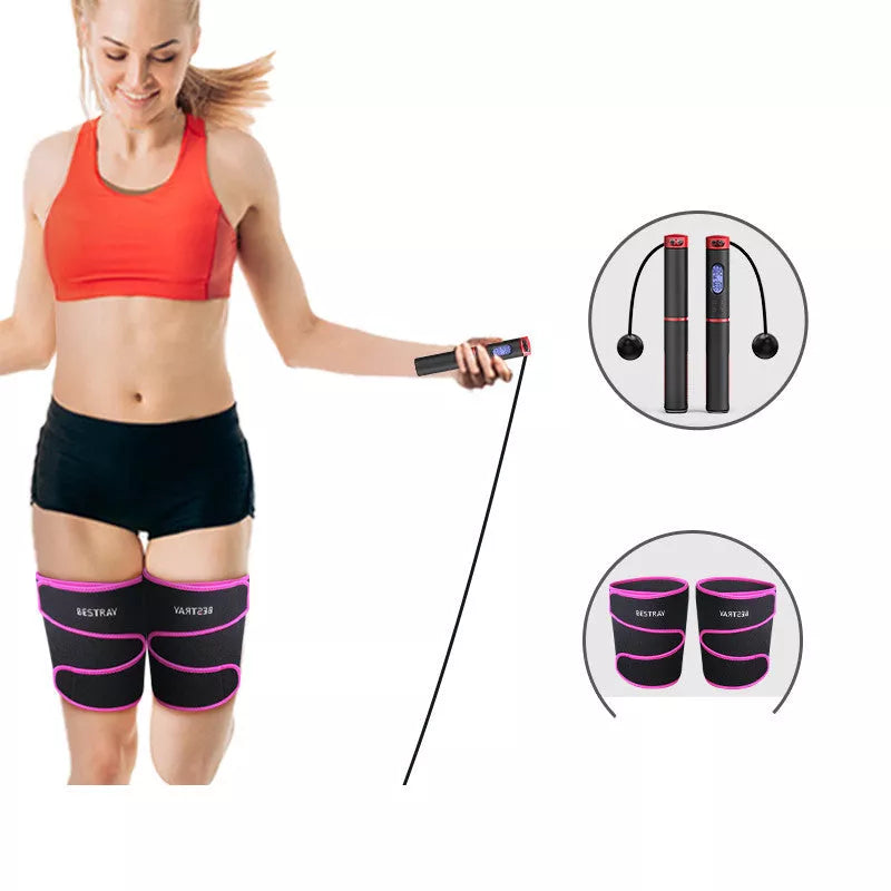 Weight-Bearing Steel Wire Skipping Rope for Fitness and Weight Loss