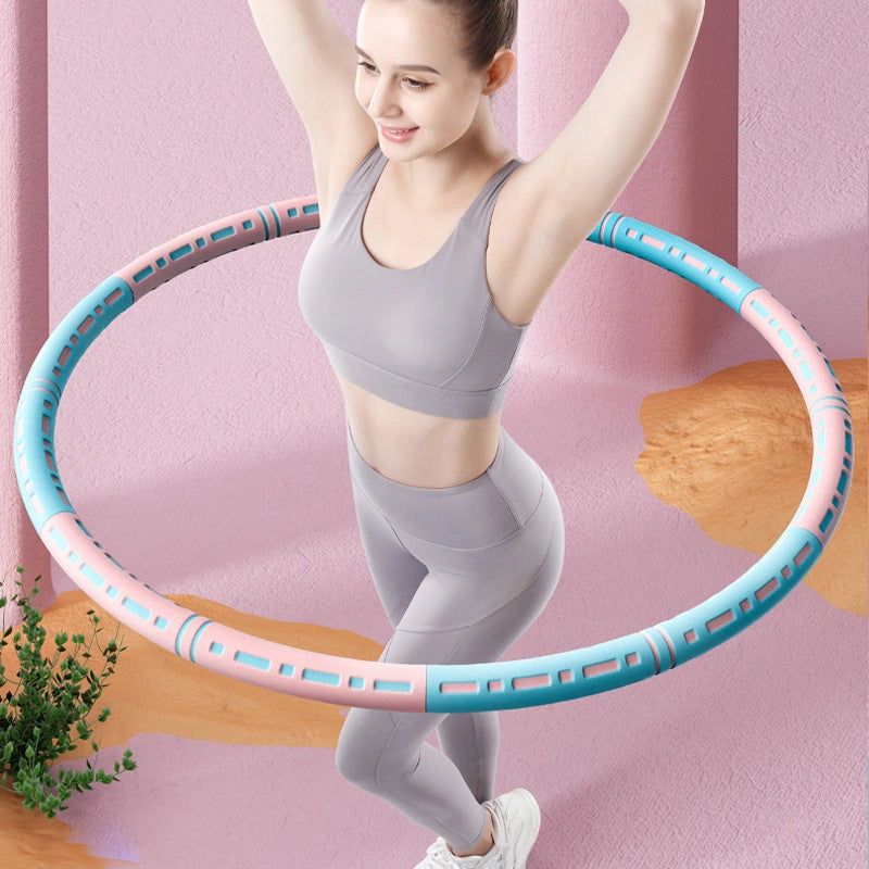 Adjustable Fitness Hoop with High Elastic Foam for Waist Training