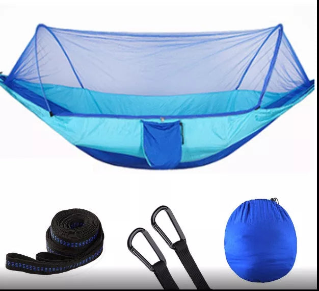 New parachute cloth mosquito net hammock for outdoor camping
