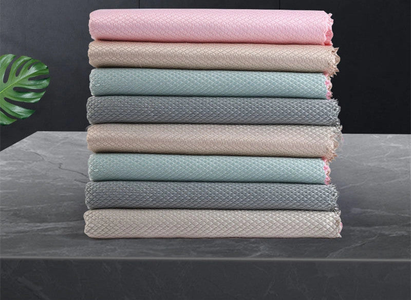 Microfiber Dish Cloth Set for Quick Drying and Strong Absorption