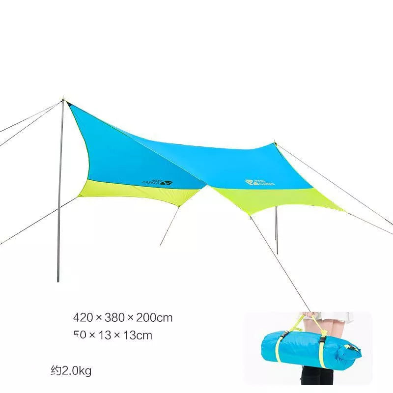 MU Gaodi Canopy Tent: Ultra-light Rainproof Outdoor Shelter for 5-8 People