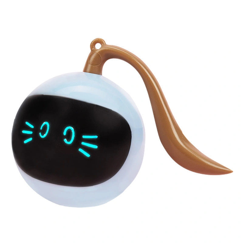 Interactive LED Rotating Ball for Cats with 360° Motion