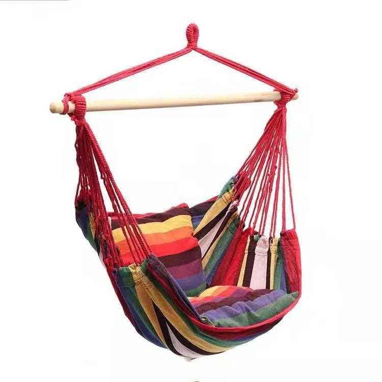 Canvas Hammock Swing Chair for Indoor and Outdoor Use
