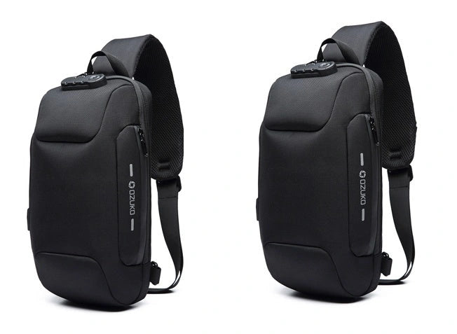Multifunctional Anti-Theft Waterproof Chest Bag with USB