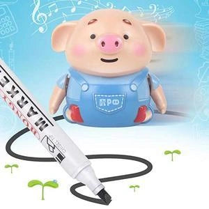 Interactive Scribing Induction Pig Toy with Remote Control