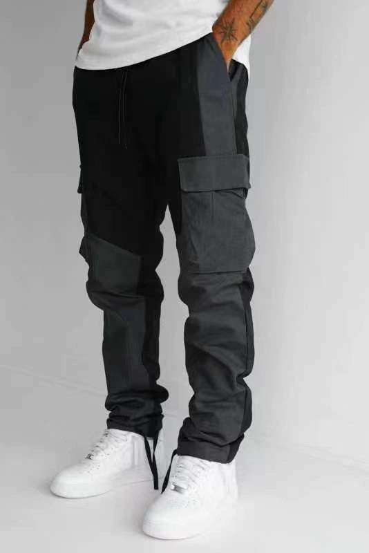 Men's Multi-Pocket Loose-Fit Trousers