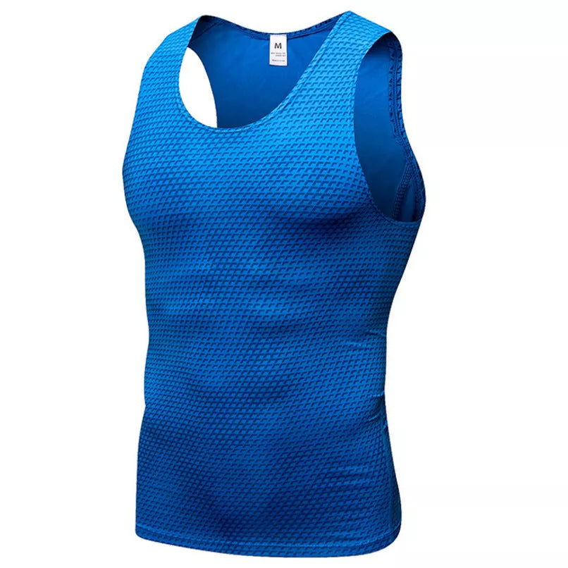 Men's Sports Vest in Polyester Fiber