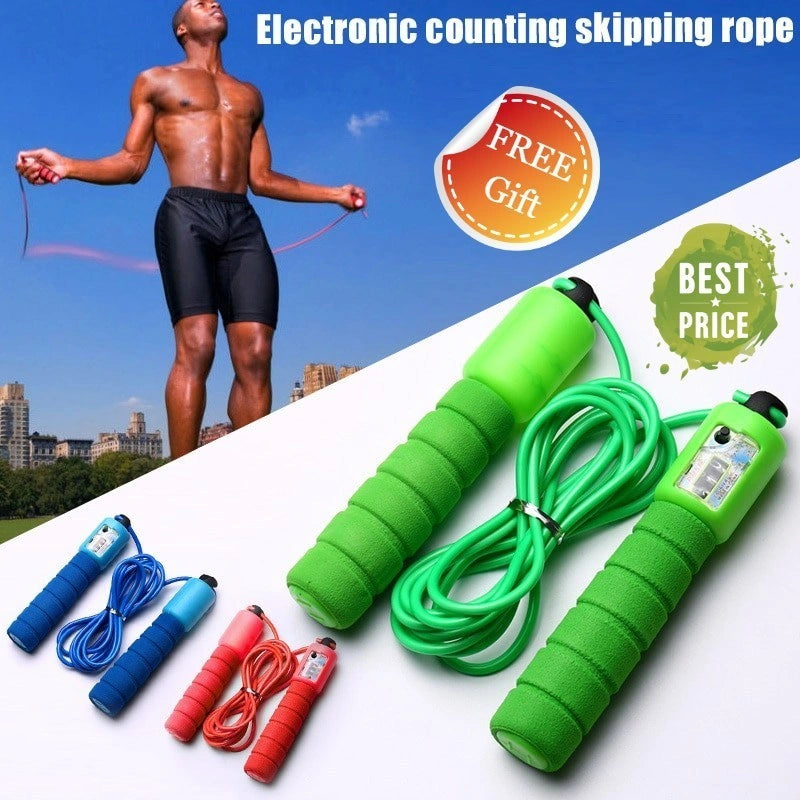 Jump Rope with Counter for Efficient Workouts