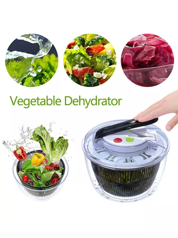 Vegetable and Fruit Dryer with High-Speed Spinning for Efficient Cleaning