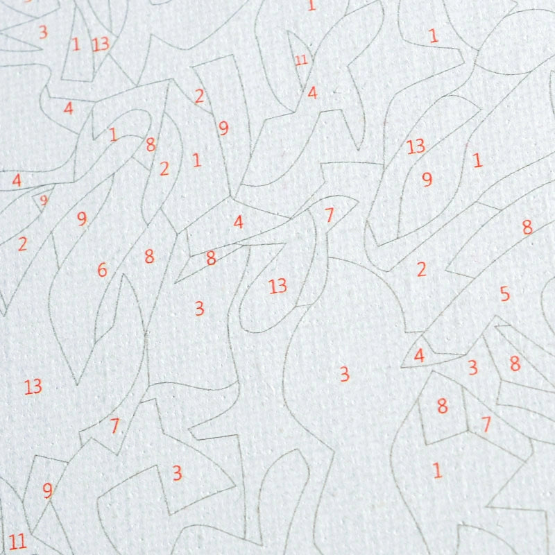 Hand-painted peacock digital oil painting for home decor