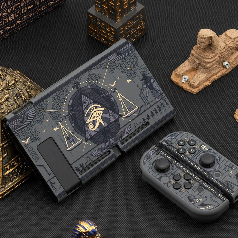 Mysterious Egypt Switch Protective Shell with Back Grip for Nintendo Switch