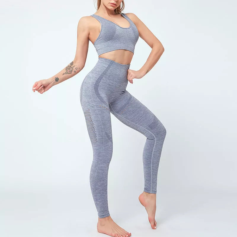 Quick-drying fitness pants with high waist and stretch tights