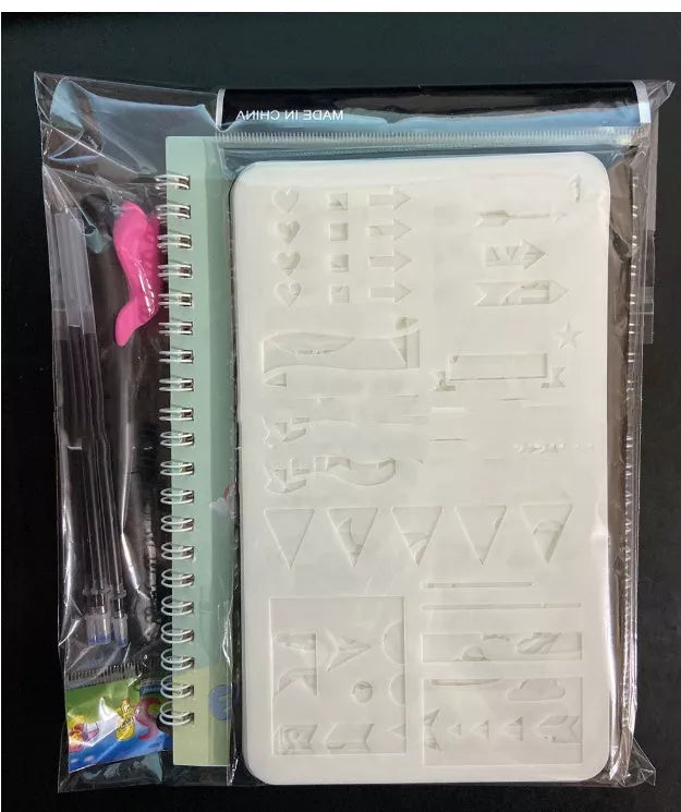 Magic Calligraphy Stickers Set for English Practice