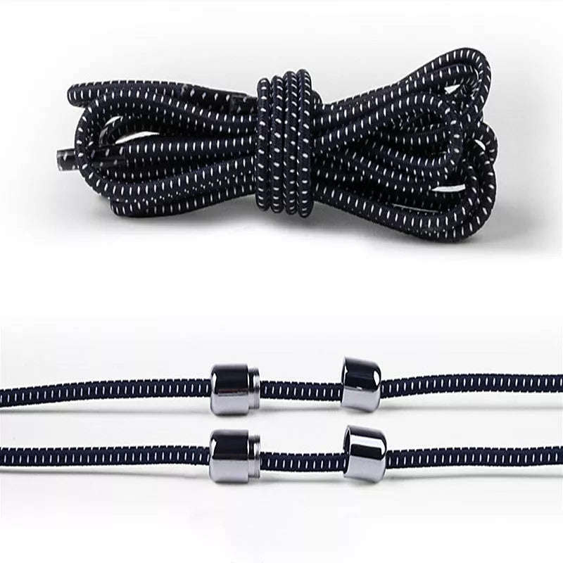 Lazy Laces: Durable Shoe Laces with Metal Buckles for Secure Fit