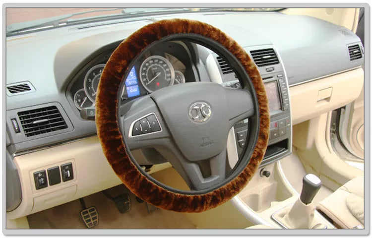 Universal steering wheel cover for 36-40cm diameter wheels