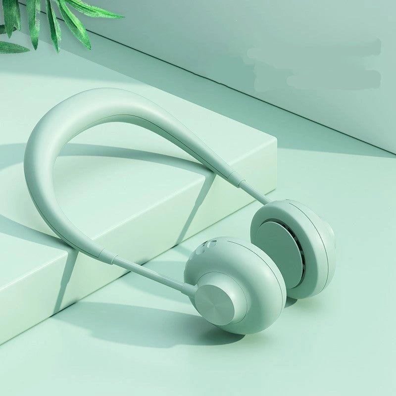 Bladeless Neck Fan with USB Power and Three-Speed Settings