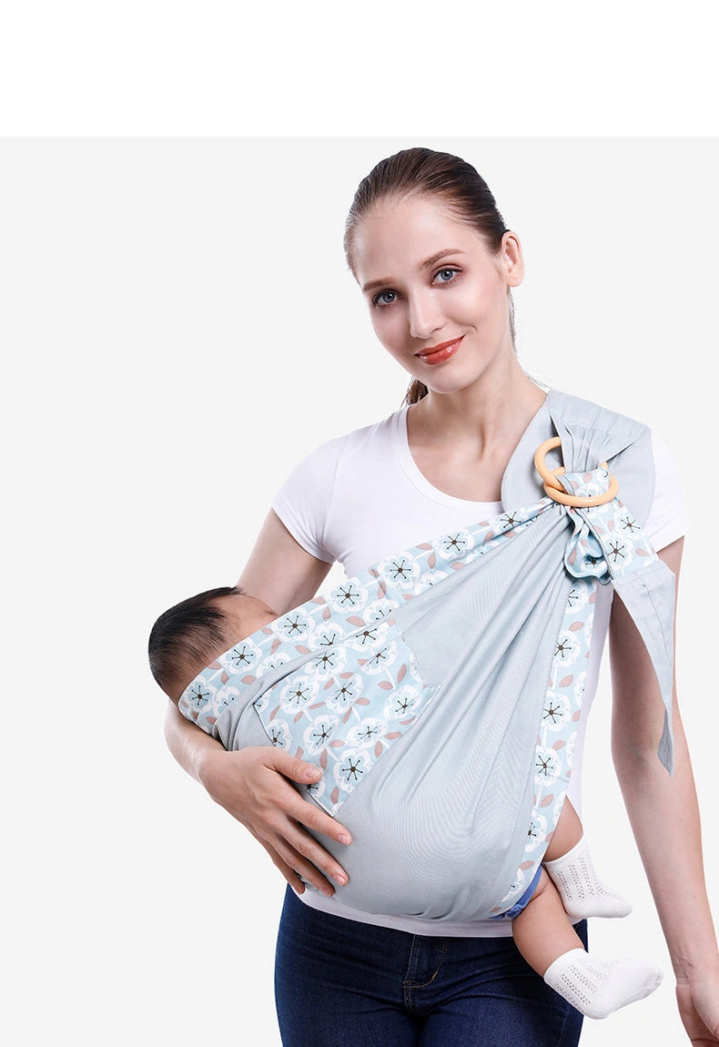 Adjustable Baby Wrap Carrier for Comfortable Nursing and Breastfeeding
