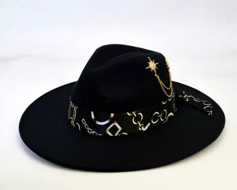 Wool-like Autumn and Winter Felt Cap British Woolen Hat in Pendant Pink and Dark Brown