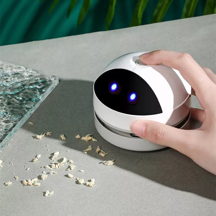 USB Charging Wireless Mini Portable Robot Desktop Vacuum Cleaner