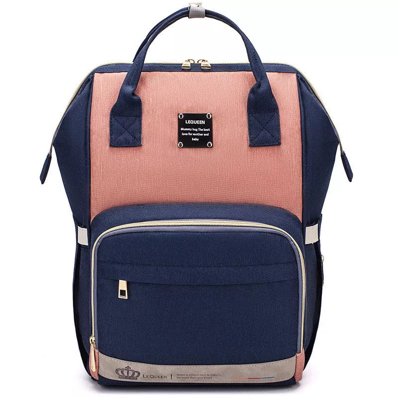 Mummy Maternity Bag with Zipper Closure and Nylon Material