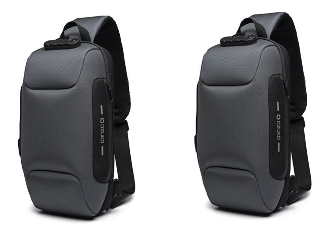 Multifunctional Anti-Theft Waterproof Chest Bag with USB