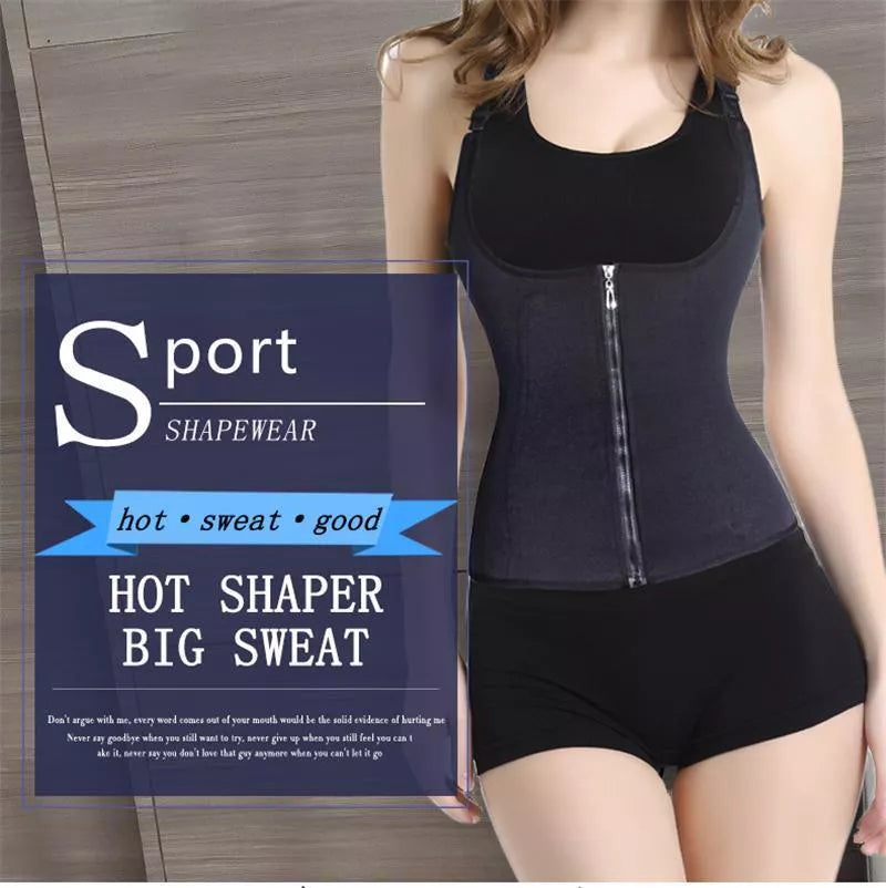 Adjustable Zipper Waist Shaper & Trimmer with Multiple Size Options