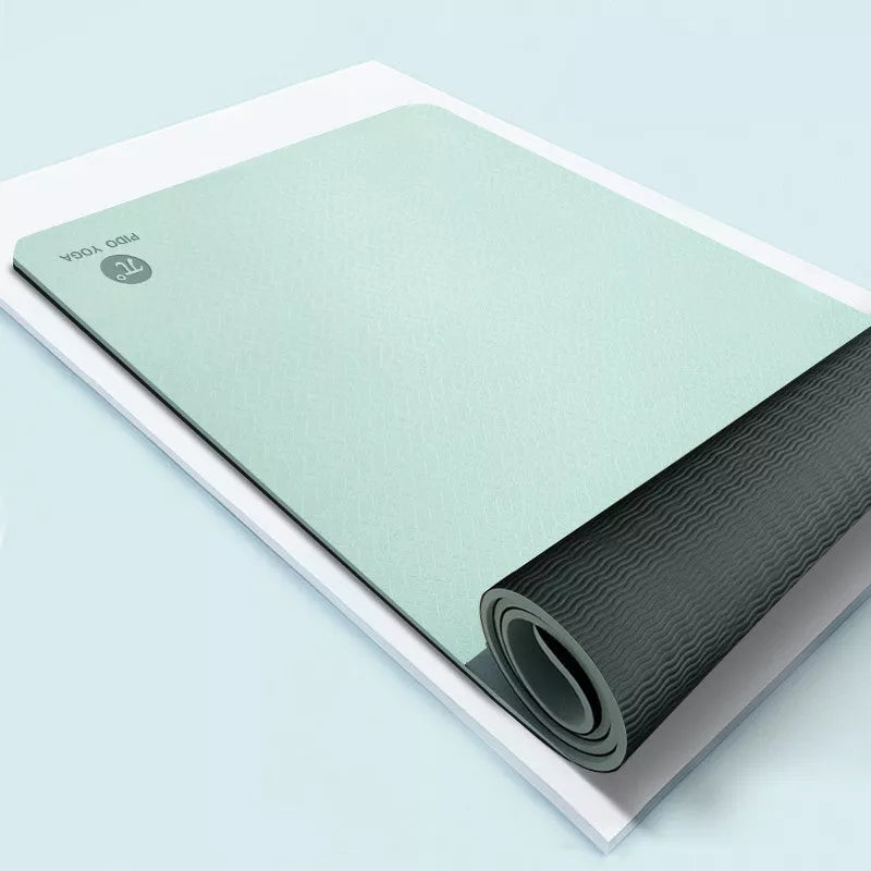 Pido TPE yoga mat with non-slip surface for beginners