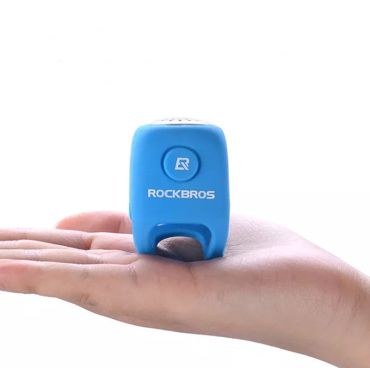 Electric horn mountain bike bell with elastic silicone material