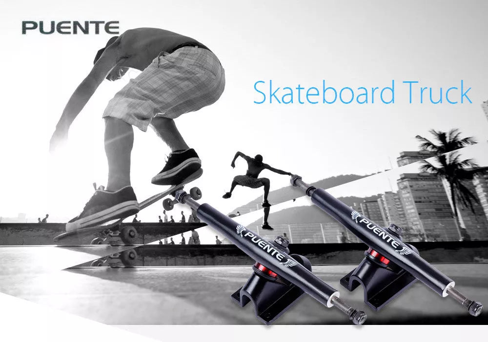 Puente skateboard bracket for enhanced performance and safety