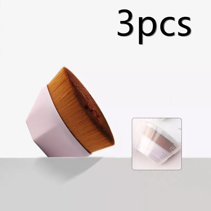 Foundation Brush Kit for BB Cream and Loose Powder Application