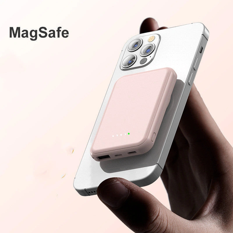 Mini Magnetic Wireless Power Bank with Fast Charging 5000mAh