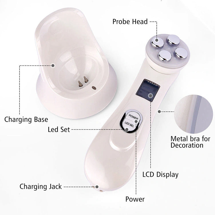 EMS radio frequency beauty instrument for skin rejuvenation