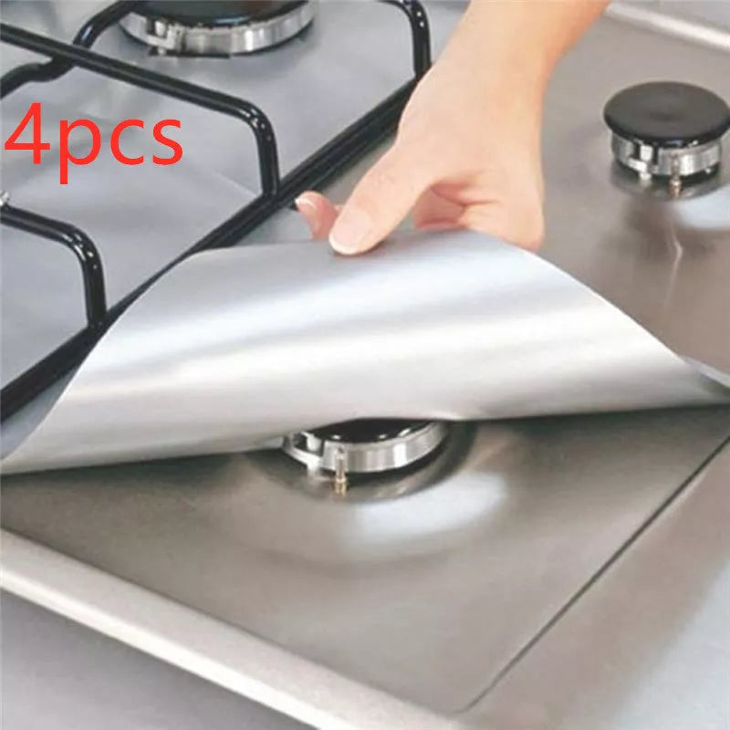 Gas Stove Protective Pad - High-Temperature Resistant, 27x27cm