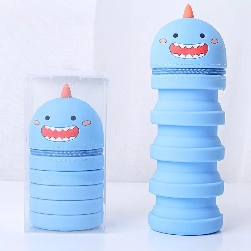 Retractable Silicone Pen Holder with Waterproof Design