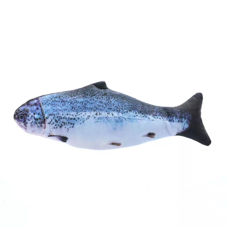 Electric Simulation Fish Toy for Cats with Detachable Movement