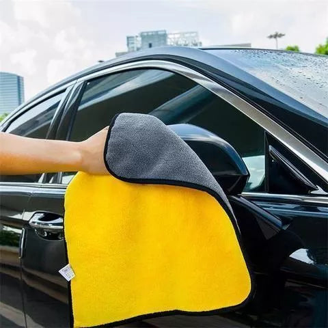 Two-color Double-sided Car Wash Towel for Scratch-Free Cleaning