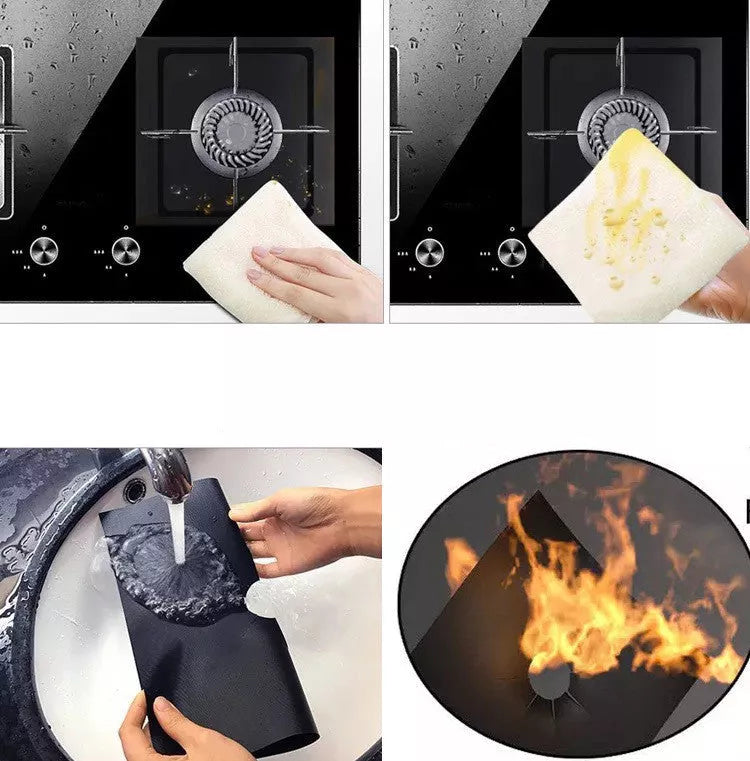 Gas Stove Protective Pad - High-Temperature Resistant, 27x27cm