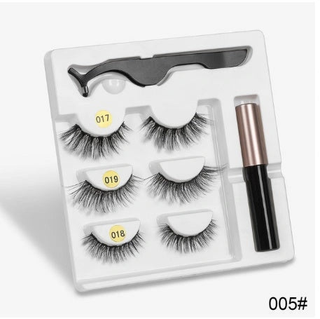 Magnetic False Eyelashes Set for Fashionable Looks