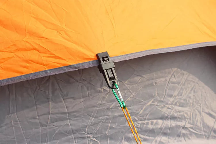 Plastic wind rope fixing clip for outdoor tents, 8.5*2cm
