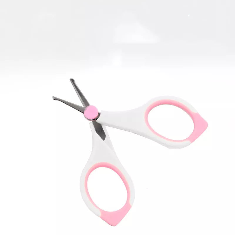 Five-piece child safety nail clippers with ergonomic grip