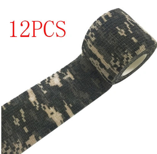 Camouflage Non-woven Elastic Bandage with Self-adhesive Feature