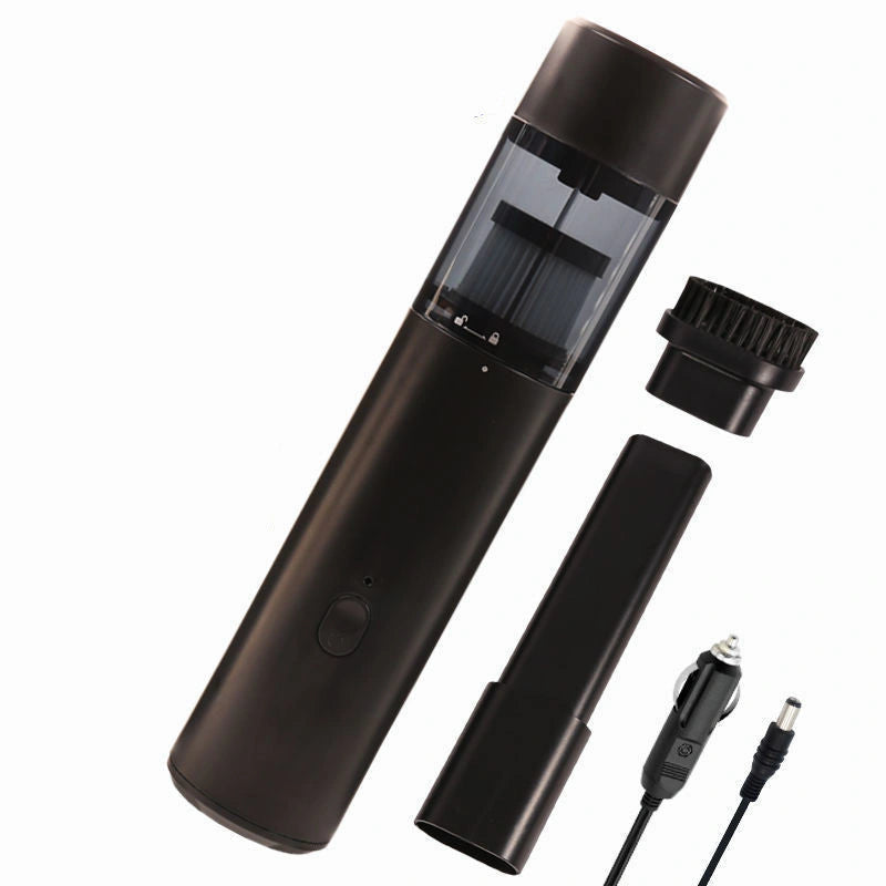 Mini Car Vacuum Cleaner with Wireless Charging and High Suction Power