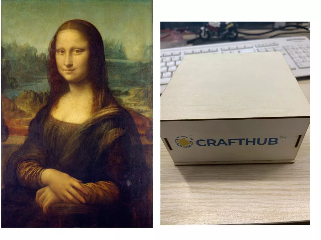 Animal Puzzle Craft Hub A3 Size Wooden Box