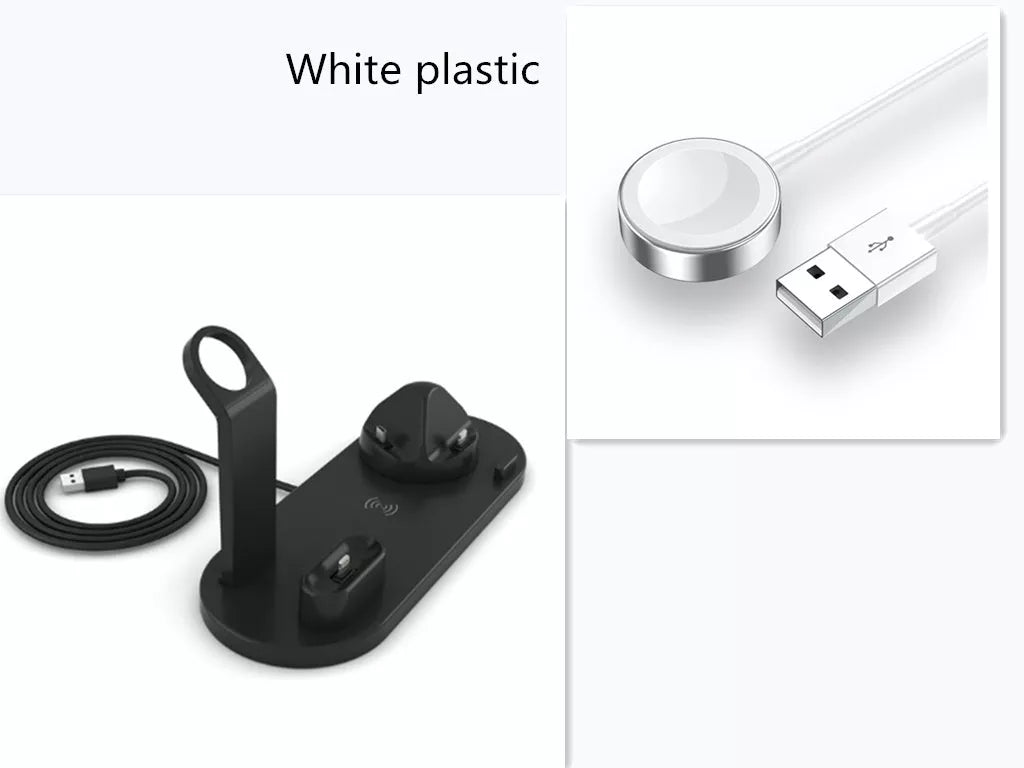 Wireless Charger Stand with 360-Degree Rotation and Fast Charging